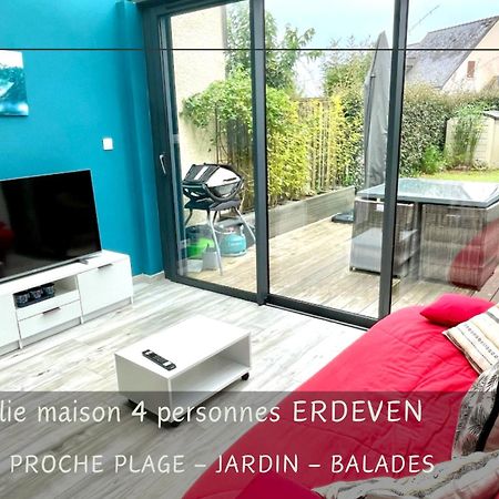 Jolie Petite Maison A 500M De La Plage D'Erdeven Exterior foto